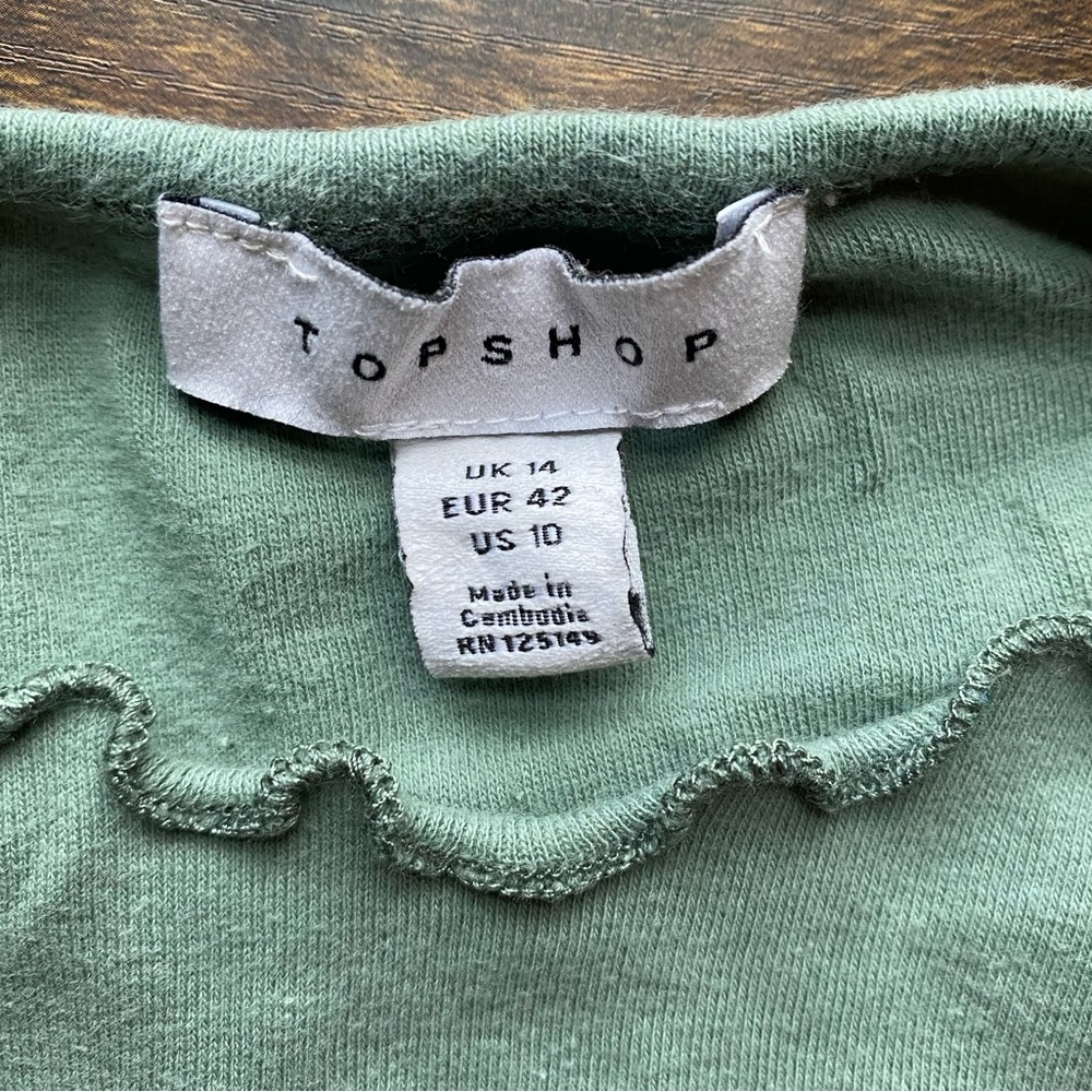 TOPSHOP Cropped Tank Top - Picture 4 of 4